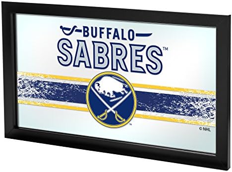 Търговска марка Gameroom NHL Buffalo Sabres Формулирани Огледало Лого