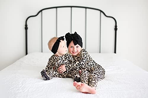 Луксозен Арахисовый Пижамный комплект - Детски Two Piece Girls PJ - Toddler Sleepers Little Girl Clothes - Soft Viscose