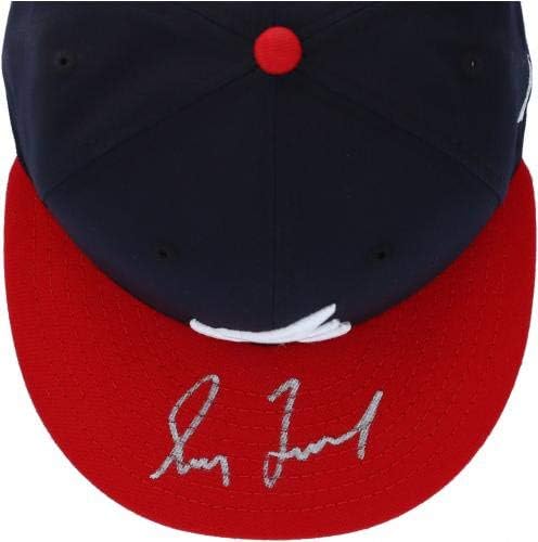 Грег Maddux Atlanta Braves Autographed New Era Baseball Cap - Автографированные Шапки MLB