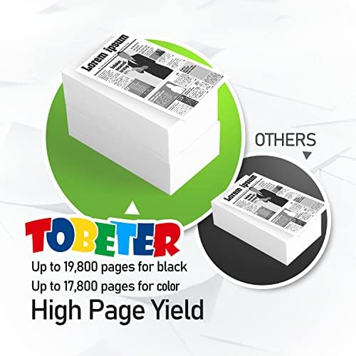 ToBeter Рециклирана тонер касета Заместител на Xerox 7500 106R01439 106R01436 106R01437 106R014386 за Phaser 7500N 7500DN 7500YDN 7500DT 7500YD 7500DX принтер (4 опаковки висок добив, 1 B/C/M/Y)