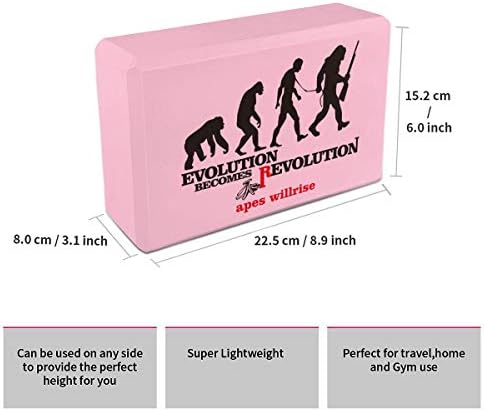Durphel Apes Army Evolutionyoga Block Supportive Latex-Free Eva Foam Soft Non-Slip Yoga Brick-2131