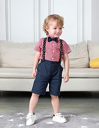 A&J DESIGN Baby Boys Gentleman Suit, 2 елемента Облекло Риза и Панталони