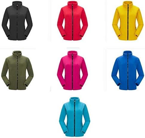 Andongnywell Women ' s Sport-Фитил за Fleece Full-Zip Solid Color Яке Студено и Топло Палто Зимни Спортове на Открито