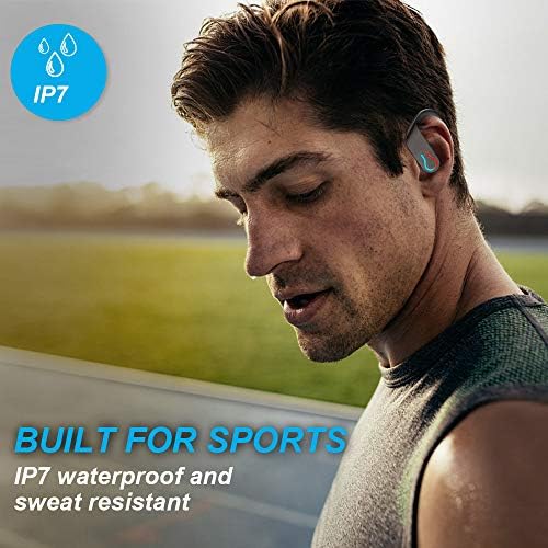 Donerton Wireless накрайници за уши, Bluetooth 5.1 Sport Headphones with Charging Case, 10Hours Single Дора Earhooks Headset,