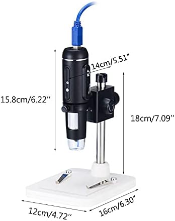 Yadianna 1000X USB 3.0 Цифров Микроскоп 5MP HD Камера Електронна Лупа с Притежателя на