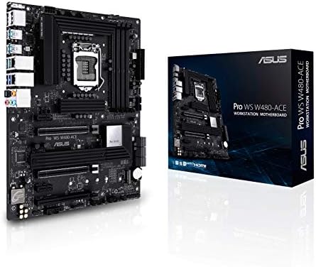 Дънна платка ASUS Pro WS W480 ACE LGA1200 (Intel® 10th Gen) ATX Workstation (ECC Memory, Dual LAN,Intel 2.5 Gb LAN, Dual