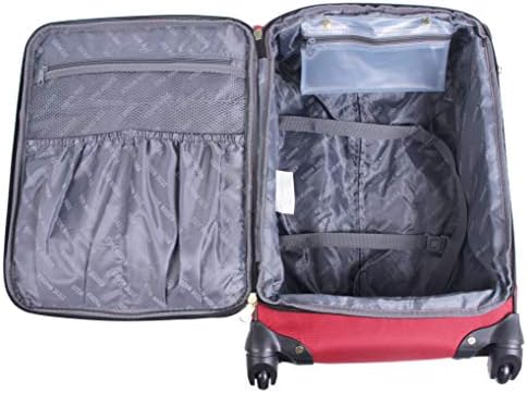 Стив Мадън Designer Luggage Collection - 3 Piece Softside Expandable Lightweight Spinner Suitcase Set - Пътен комплектът
