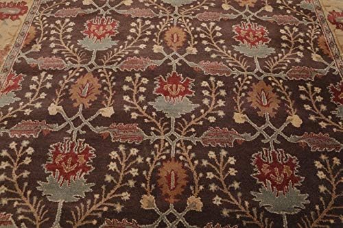 Старите Ръчно изработени Бариста Цветя Традиционните персийски Ориенталски Вълнени постелки (9'x12')