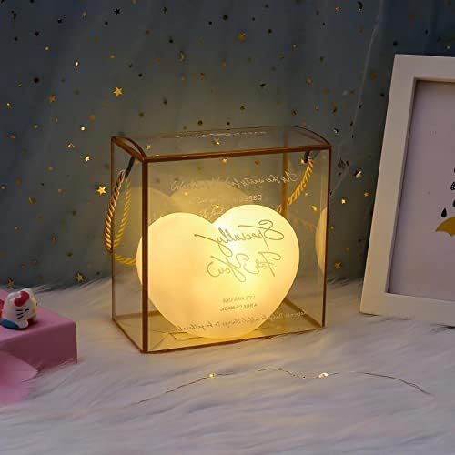 Подарък за Свети Валентин 3D лека нощ на Свети Валентин Декорации, Любовта на Сърцето LED за Мъже Жени Любовник Рожден Ден
