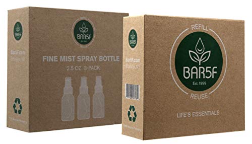 Bar5F Fine Mist Spray Bottle, 2,5 грама (опаковка от 3 броя)