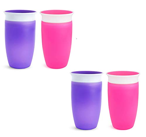 Munchkin Miracle 360 Sippy Cup - Розово/Лилаво 2 опаковки