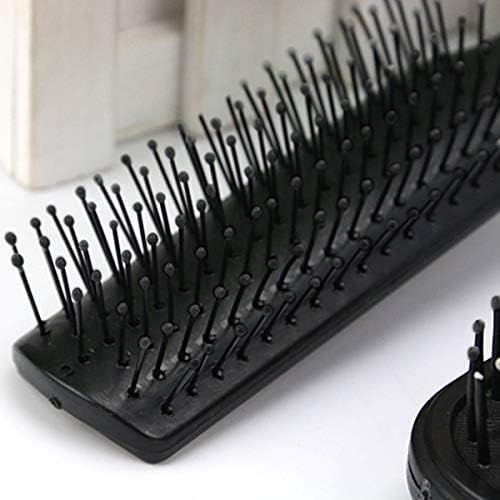 Pro Hair Comb Brush Set Hair Brushes Comb Mirror & Stand Gift Kit -Vent Brush,Paddle Brush,Comb,Mirror Home Салон Hair Styling Tools Black