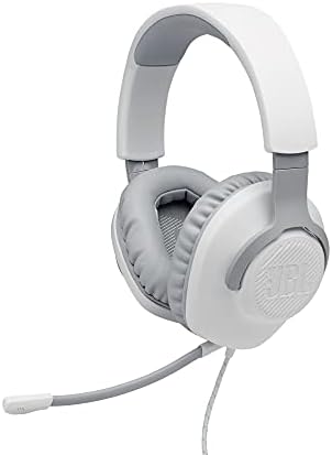 JBL Quantum 100 - Жични слушалки слот - Бял