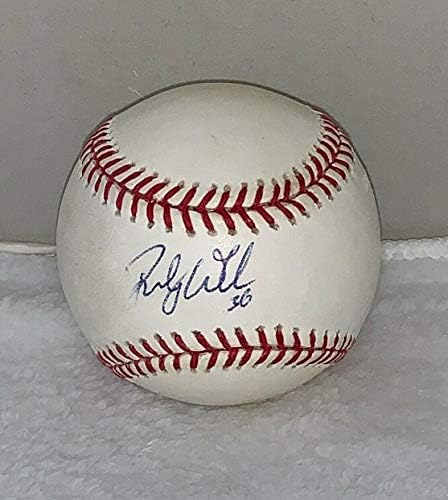 Ранди Уелс Чикаго Къбс подписа Бейзболен топката MLB с автограф - Autographed Baseballs
