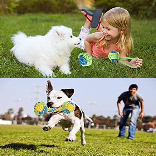 Swanlake Куче на Въже Toys,9 бр. Играчки за кучета за Агресивни Жевателей,Неразрушимые Играчки за кучета от средни и големи