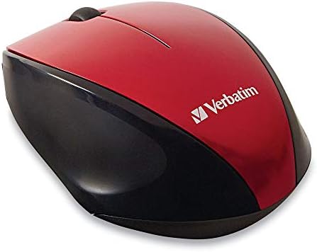 Verbatim Wireless Multi-Trac Mouse 2.4 GHz with Nano Receiver - Ергономична Преносим мишка със сини led за Mac и Windows Blue