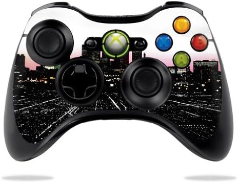 MightySkins Skin е Съвместим с контролера на Xbox 360 на Microsoft - Urban Night | Защитно, здрава и уникална vinyl стикер