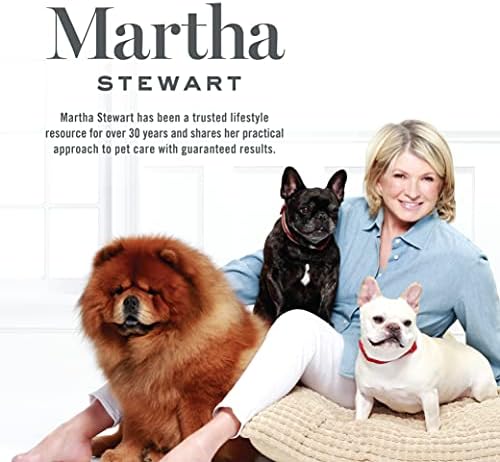 Martha Stewart for Pets Dog Grooming Supplies - Small Dog Brush for Dogs, Dog Comb, Пет Brush, Dog Hair Brush, Dog Четка Soft, Dog Grooming Brush Dog Hair Brushes, Dog Hair Removal Brush for Dog Face