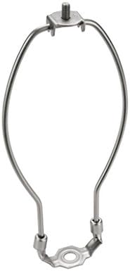 Aspen Creative 20004-22 (2 опаковки) Лампа Harp с седло, 12, Сатинированный никел