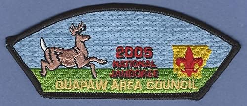 Бродирана Patch - Лепенки за жени Man -QUAPAW Area COUNCIL18 Arkansas 2005 National Jamboree BOY Scout СДС Patch S50