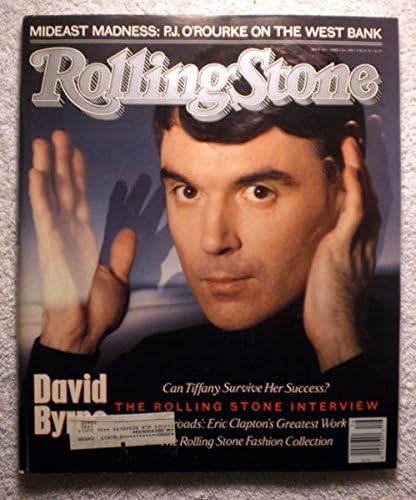 Дейвид Бърн - Talking Heads - Списание Rolling Stone - 524 - 21 април 1988 – Тифани, на пресечната точка на Ерик Клептън,