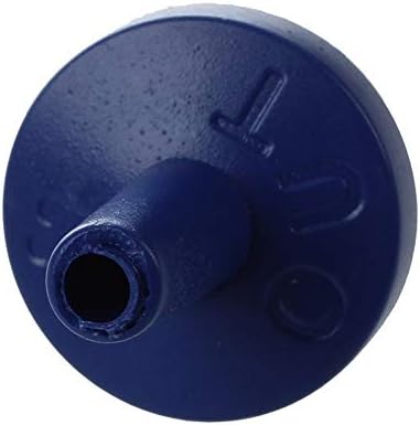 DINGGUANGHE 4 бр 3 мм Вътрешен Диаметър Твърд Пластмасов Еднопосочен Клапан Тъмно син