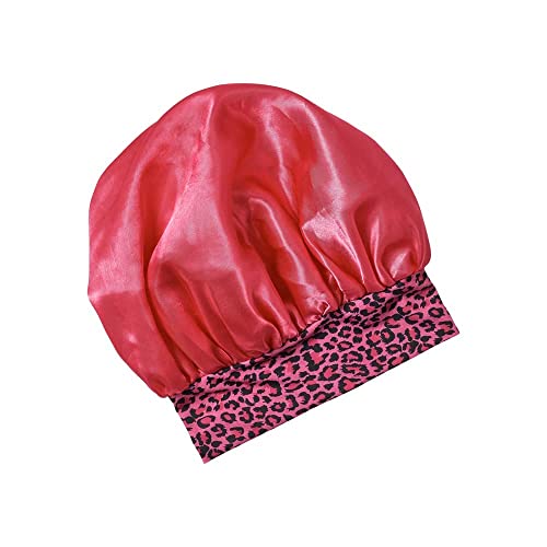 Red by Kiss X Keyshia Cole Silky Bonnet Wide Edge Bonnet Sleep Cap, Пръскам Free Bonnet, X-Large (розов)