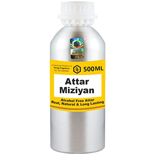 Parag Fragrances Miziyan Attar 500ml Wholesale Pack Attar (Alcohol Free, Long Lasting Attar For Men - Women & Religious