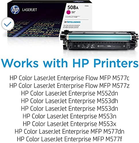 HP 508A | CF363A | Тонер-касета | Магента | Работи с HP Color LaserJet Enterprise серия M553, M577