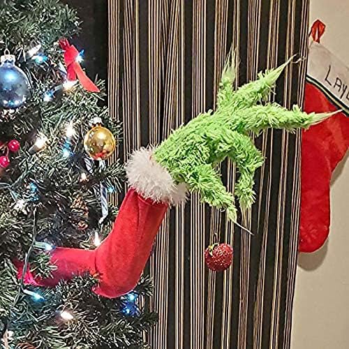 Елф Тялото за Коледно Украси Коледно Дърво Украшение Кукла Открадна Коледа Пълнени Елф Краката си Остана в Коледното Дървото