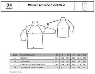 Abacus Sportswear High Performance Warm Water Repellent Windproof Stretchable Ladies Arden Softshell Golf Vest
