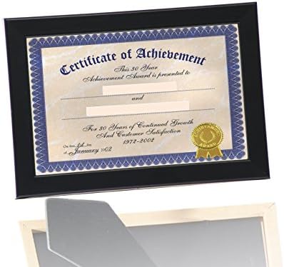 CreativePF - 8.5 by 5.5 inch Black License Frames for Cosmetology Professionals - Притежател на лиценза на Държавния съвет