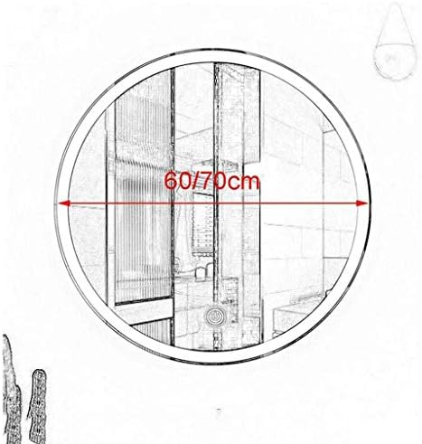 Суета огледалото Грим огледало LED Баня осветен през цялата Суета слаби и дефоггер | Сензорен превключвател | IP67 Водоустойчив