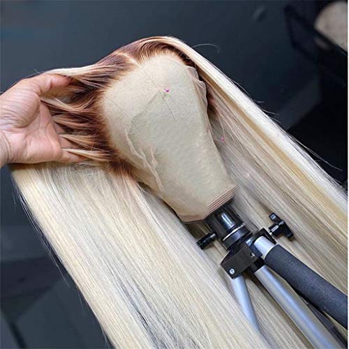Nobel Hair Ombre Забавно Human Hair Перуки За Жени Директни 4T613 Бразилски Девствени Косата 613 Перука Дантела Отпред