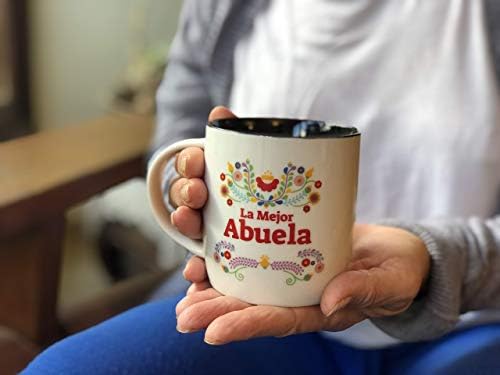 Тройна Gifffted La Mejor Abuela Кафеена Чаша на испански език, латинска америка е най-Добрата баба на света Подаръци Regalo Dia de las Madres, Ден на майката, Чаша за Abuelita, Навидад, рожден