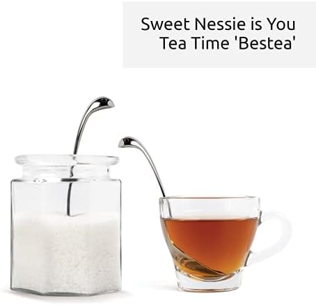 OTOTO Sweet Nessie Sugar Лъжица - Супени Лъжици от Неръждаема стомана - Хранителни и Безопасни за съдомиялна Машина
