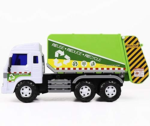 ZhaoXH-Автомобили и Камиони Инерцията Напред боклукчийски камион за Почистване на автомобила Санитария камион Строителни Машини Играчка с Автомобил, Който може да В?