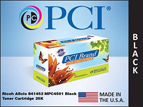 PCI Марка Съвместим Тонер Касета Заместител на Ricoh 841452 MPC4501 Черен Тонер Касета 25 До Изход