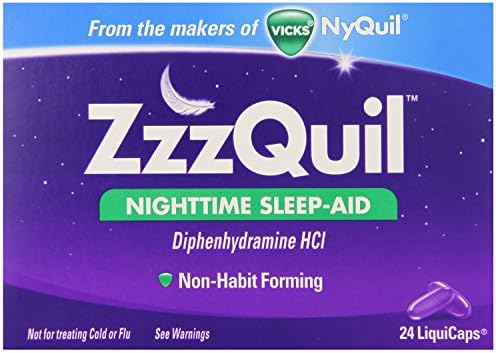 Zzzquil Nighttime Sleep Ai Размер 24ct Zzzquil Nighttime Sleep Aid 24ct