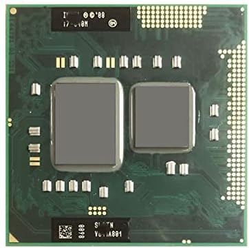 WMUIN CPU Процесор I7-640M I7-640M SLBTN 2.8 GHz Dual-Core Quad-Thread CPU Processor 4W 35W Socket G1 / RPGA988A Компютърно