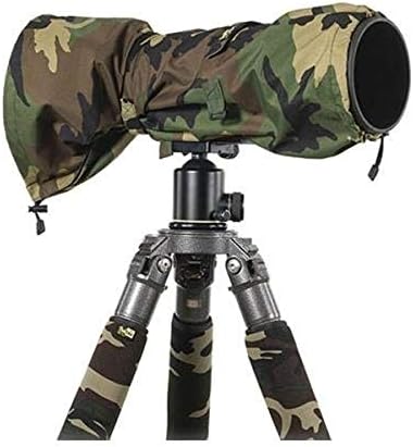 LensCoat Raincoat RS за защита на фотоапарата и обектива, Големи (горски зелен камуфлаж) LCRSLFG