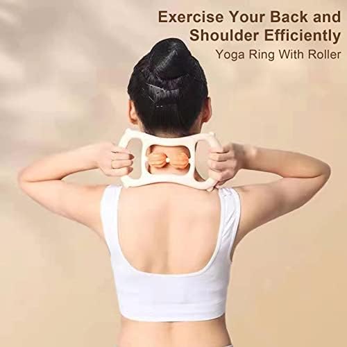 NB Yoga Ring,Фитнес-Тренировъчен Инструмент за Задната част на Ръцете, Краката,Магически Кръг Пилатес Пръстен,Домашни
