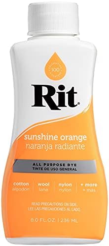 Rit Боядисват Liquid 8oz Sunshine Orange 8-88430 (3 опаковки)