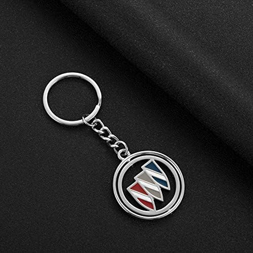 Chuangzhi Sales Fit Buick Key Chain Ring - 3D Chrome Metal Car Ключодържател Keyring Alloy Key Holder Key Fob Fit Buick