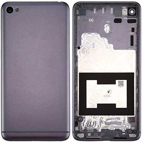 Аксесоари за мобилни телефони, Резервни части .за Lenovo S90 Алуминиева сплав Задния капак батерия(сив) (Цвят : розов)