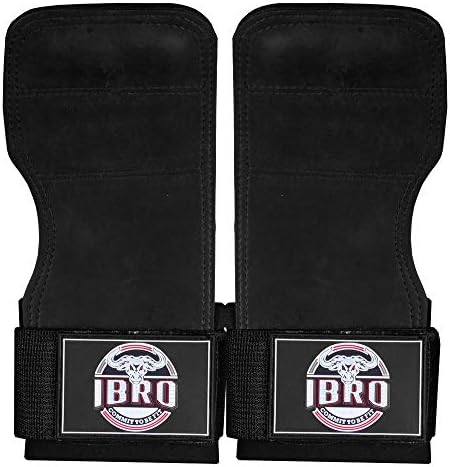 IBRO Weight Lifting Gloves Grip | Мека Китка-Колани | Heavy Duty Non Slip for Weightlifting Powerlifting Deadlift | Home