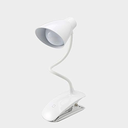 ZKS-KS LED Clip on Light, Лампа за Четене, Захранван с Батерии, USB Акумулаторна Портретно Лампа, Диммируемая Пълноценната