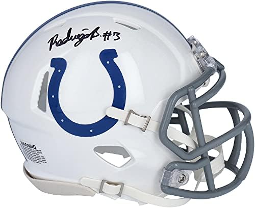 Родриго Blankenship Indianapolis Colts Autographed Riddell Speed Mini Helmet - Автографированные Мини-Каски Колеж