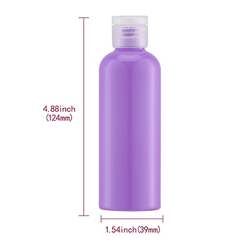 Lisapack 3,4 грама Пътни бутилки с Панти капак (5 бр) на Празен контейнер-опаковка за Козметика размер на Пътуване (100