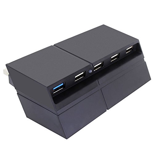 Skque 5 Порт USB 3.0 2.0 Адаптер Удължител Хъб за Sony PlayStation 4